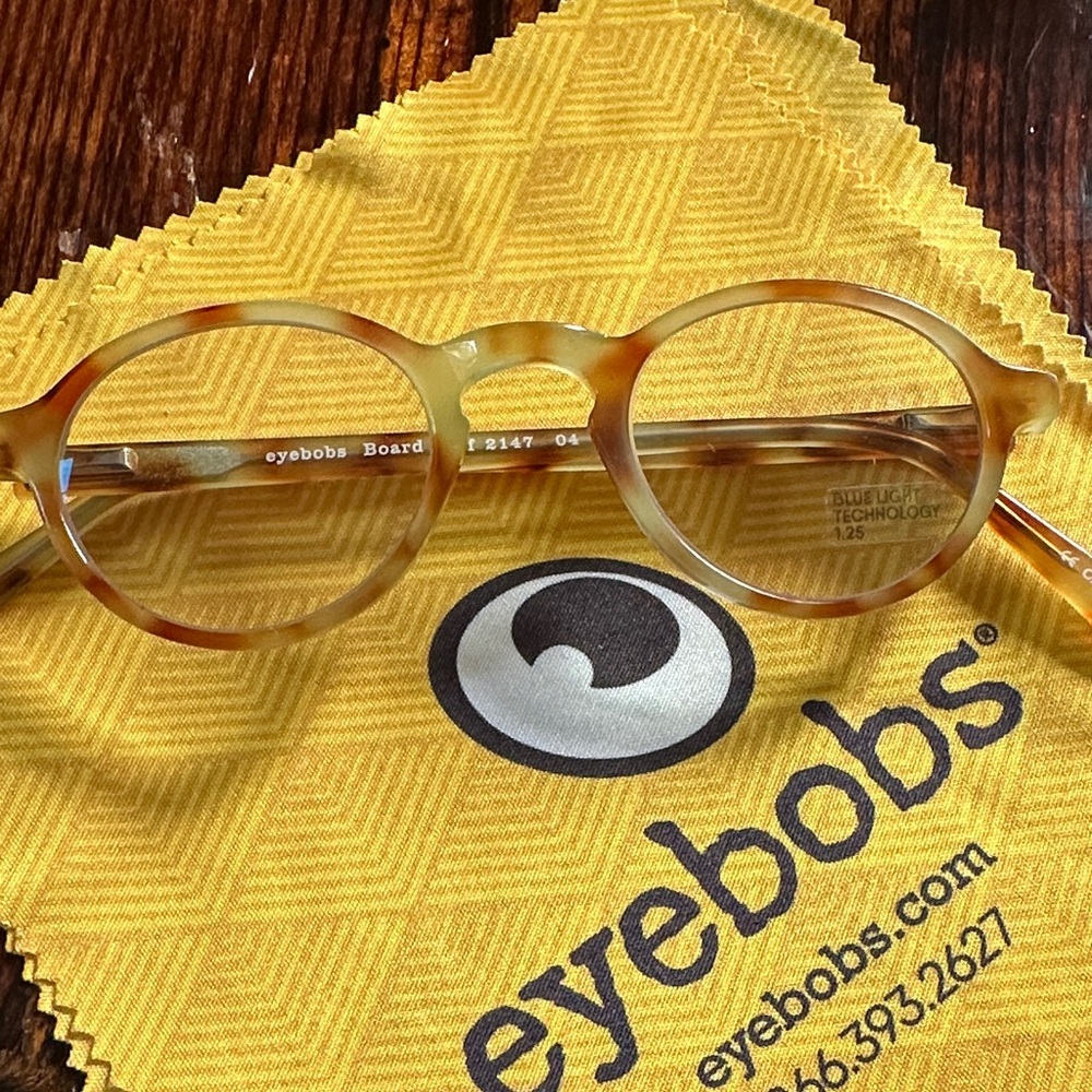 Eyebobs Tortoise Shell Glasses 1.25 READERS